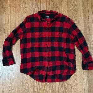 Madewell Oversized Flannel Shirt